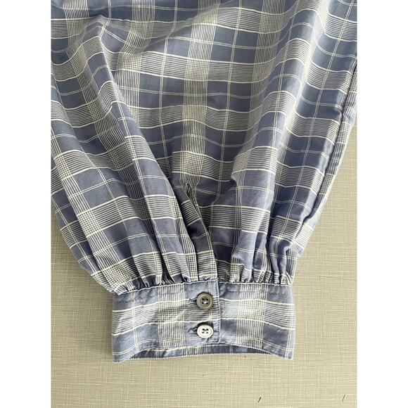 Free People Sz L Time Out Tunic Top Cotton Peasant Boho Feminine Lace Prairie - Picture 13 of 15